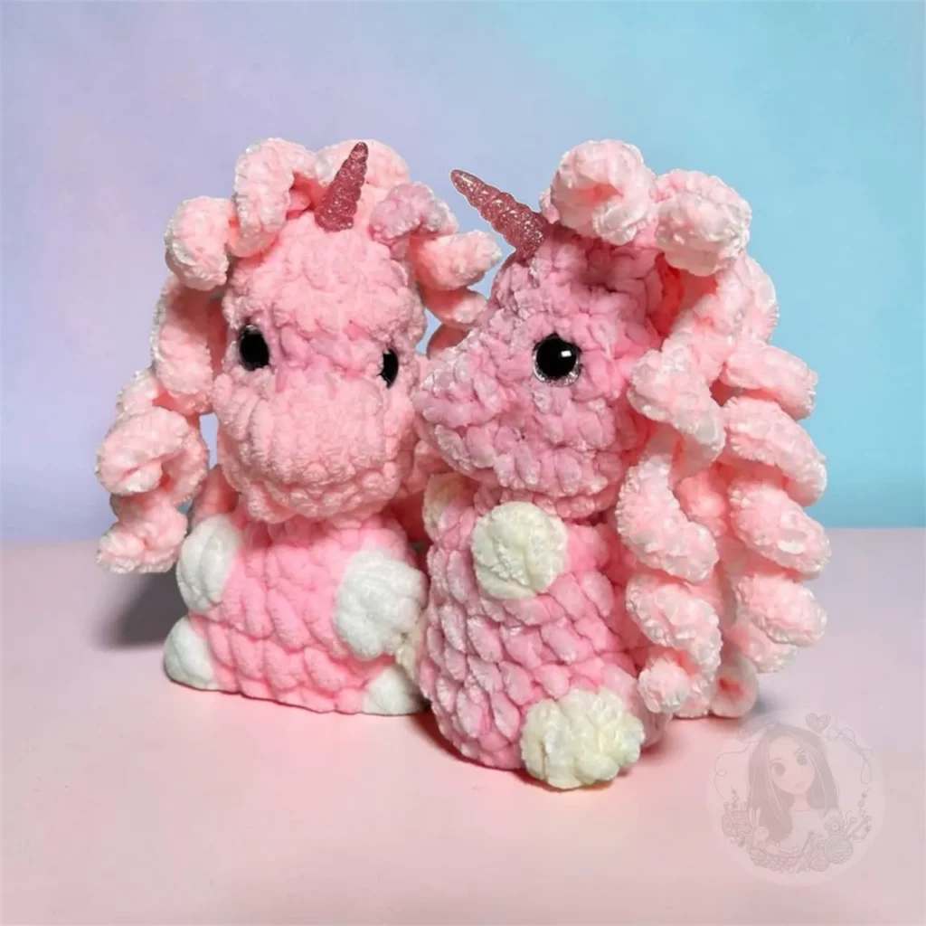 Crochet Pink Ponies