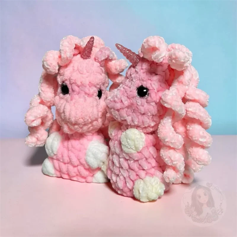 Crochet Pink Ponies