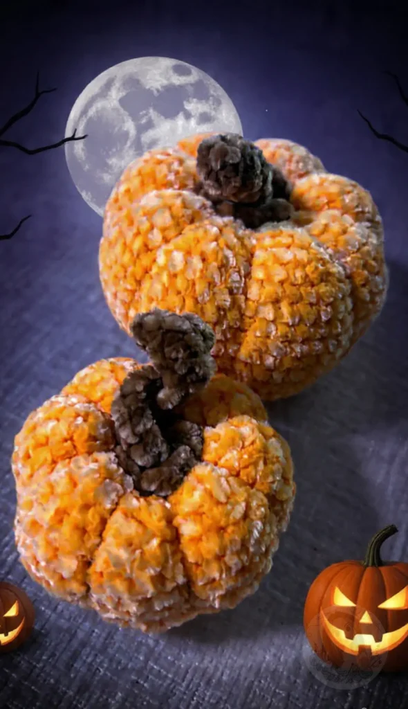 Crochet Orange Pumpkins