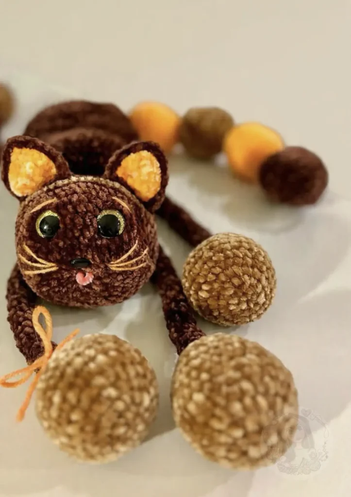 Crochet Striped Cat