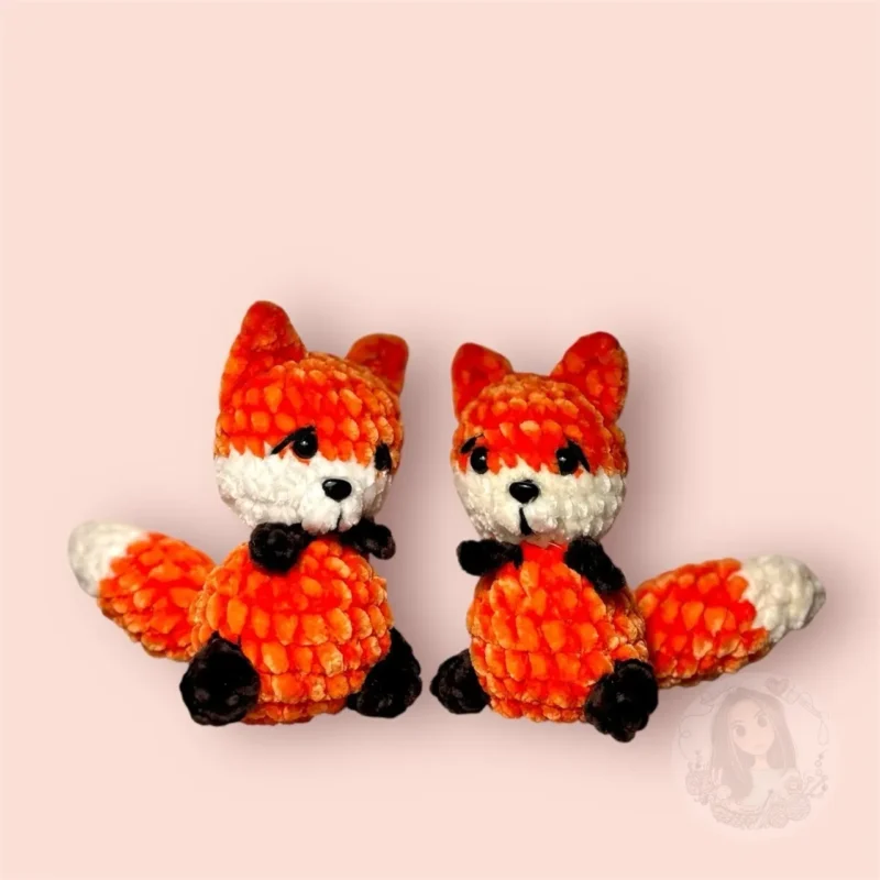 Crochet Orange Foxes Crochet Orange Foxes