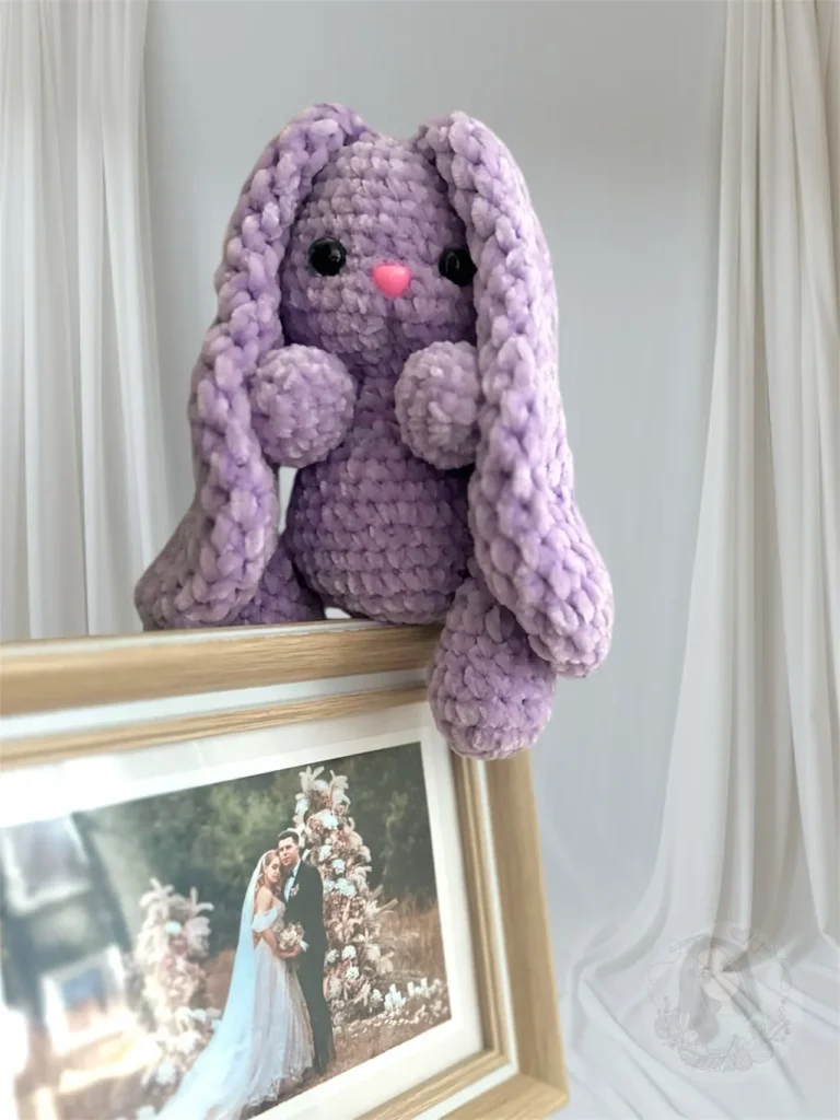 Crochet Cute Lilac Bunny