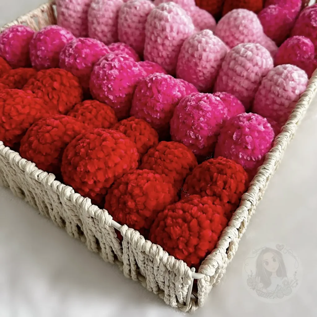Crochet Valentine Hearts