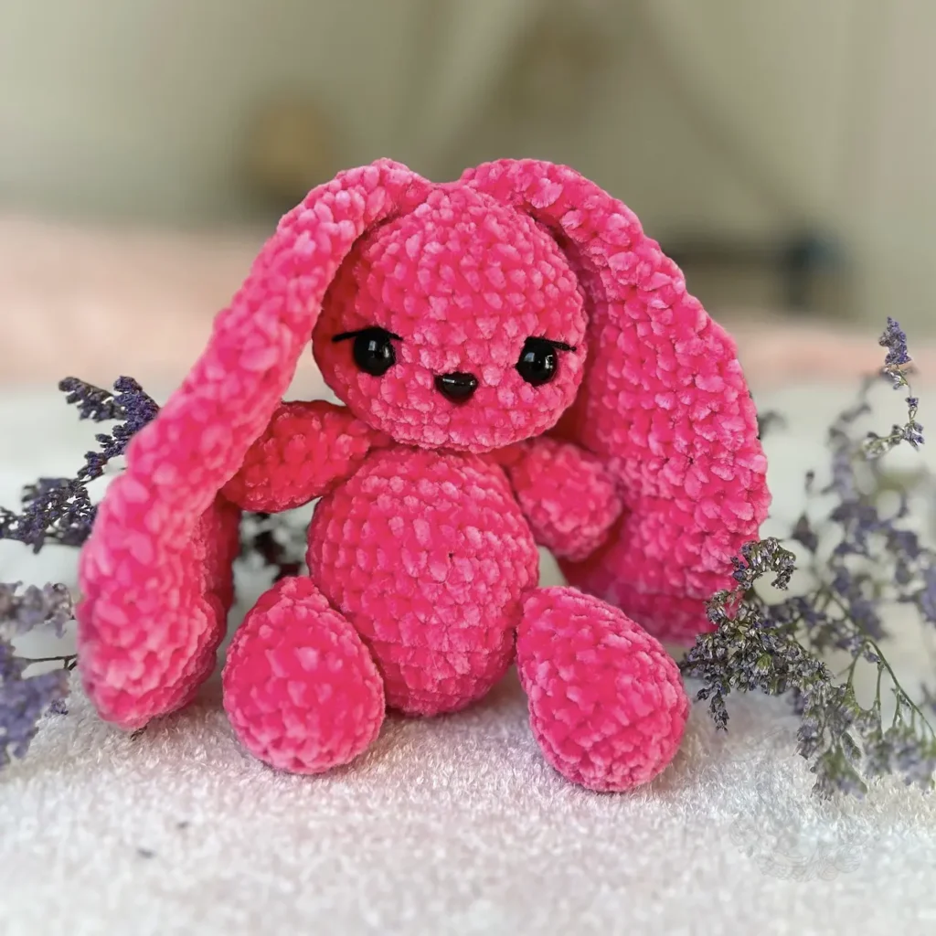 Crochet Cute Raspberry Bunny
