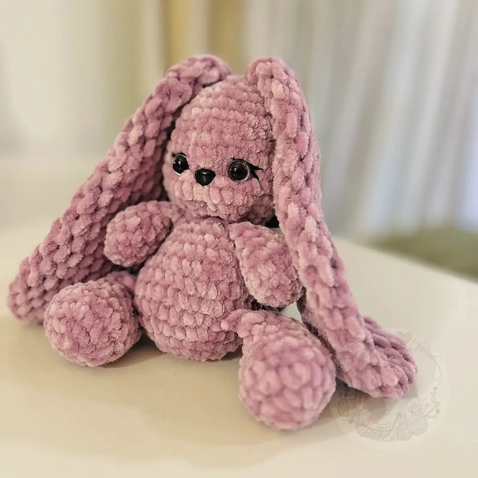 Crochet Sweet Lilac Bunny
